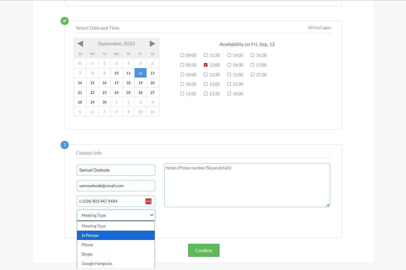 agile crm appointment scheduling