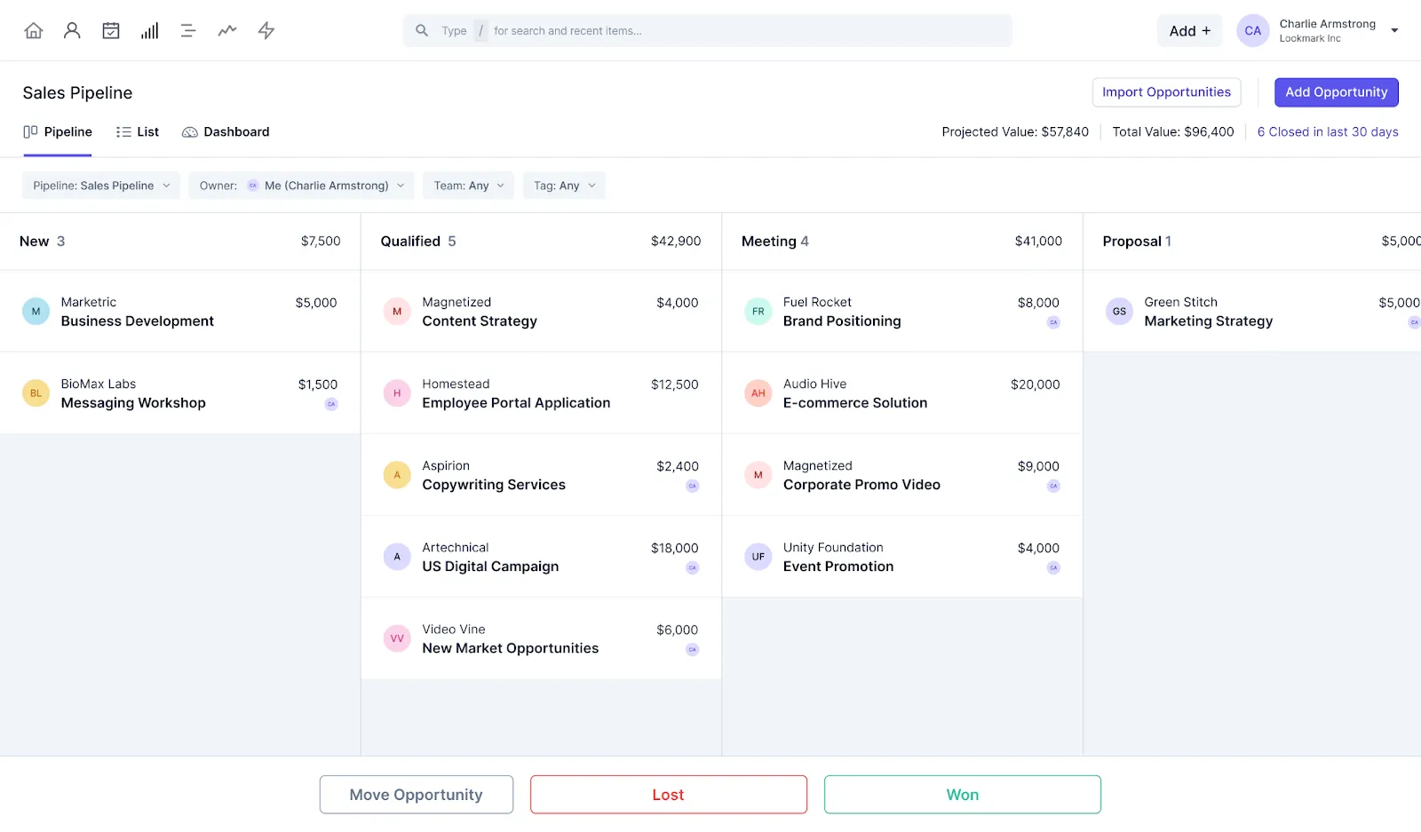 capsule crm sales pipeline