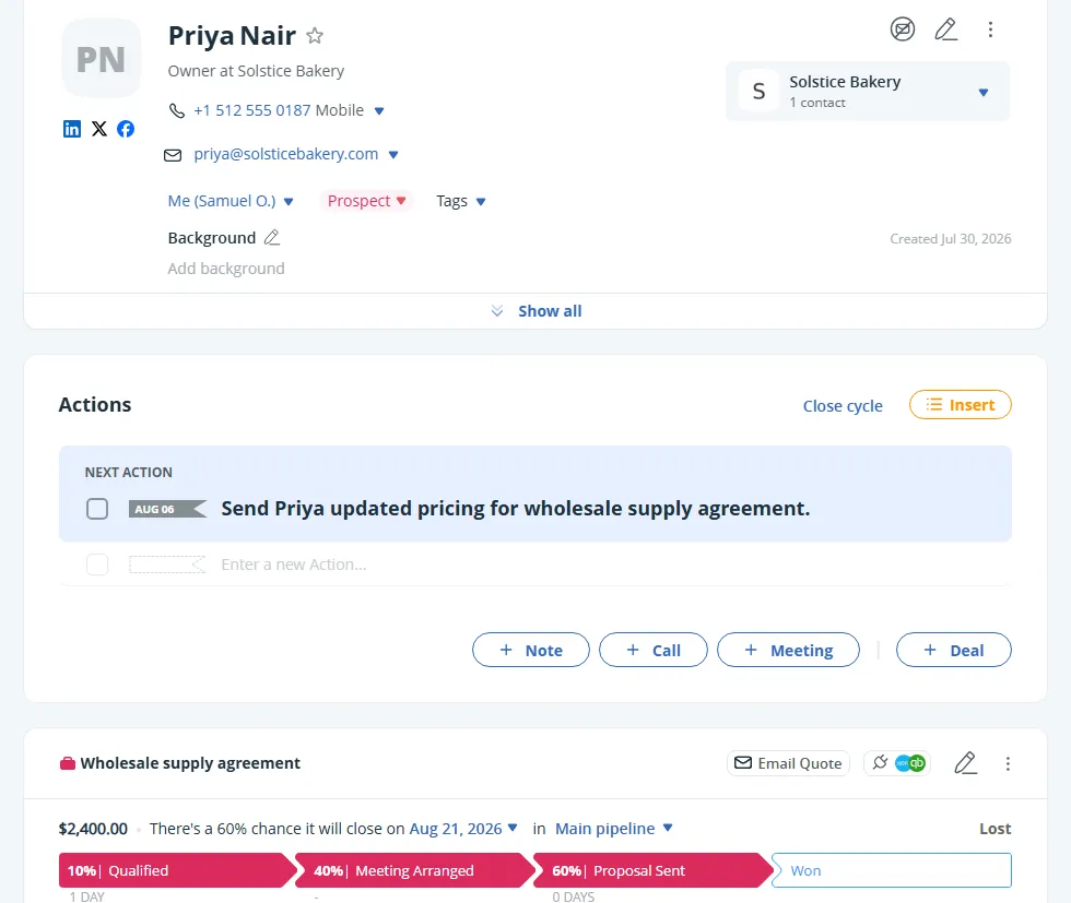 perplexity ai assistant crm update