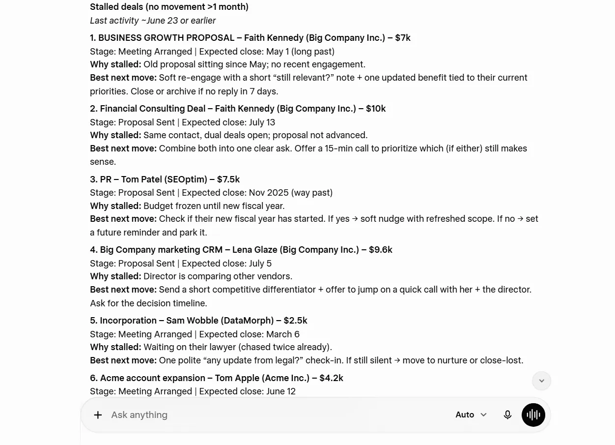 grok ai assistant finds stalled deals