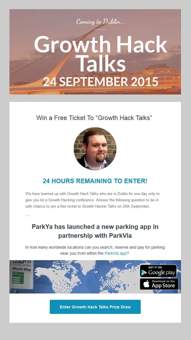 event tickets as an example of a lead magnet