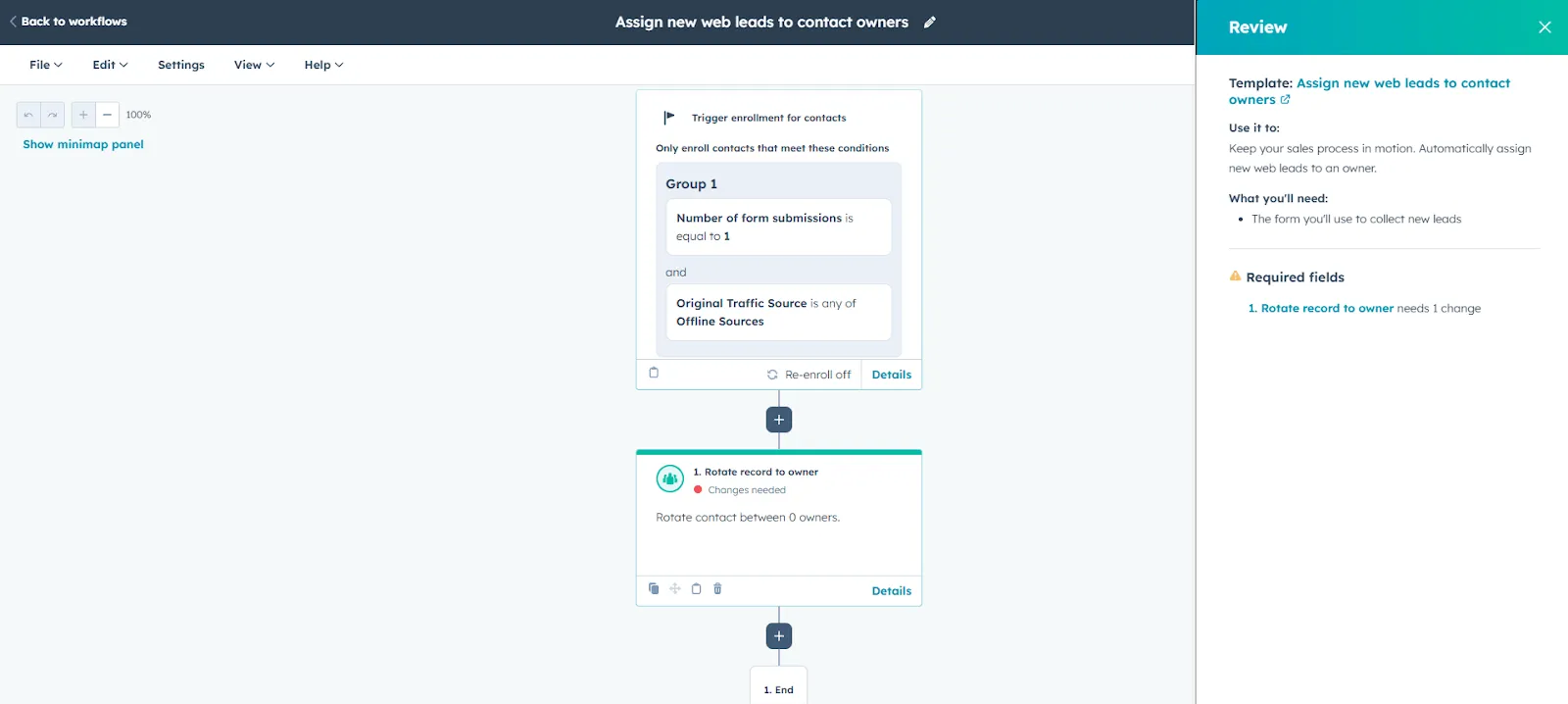 hubspot crm email sequence builder