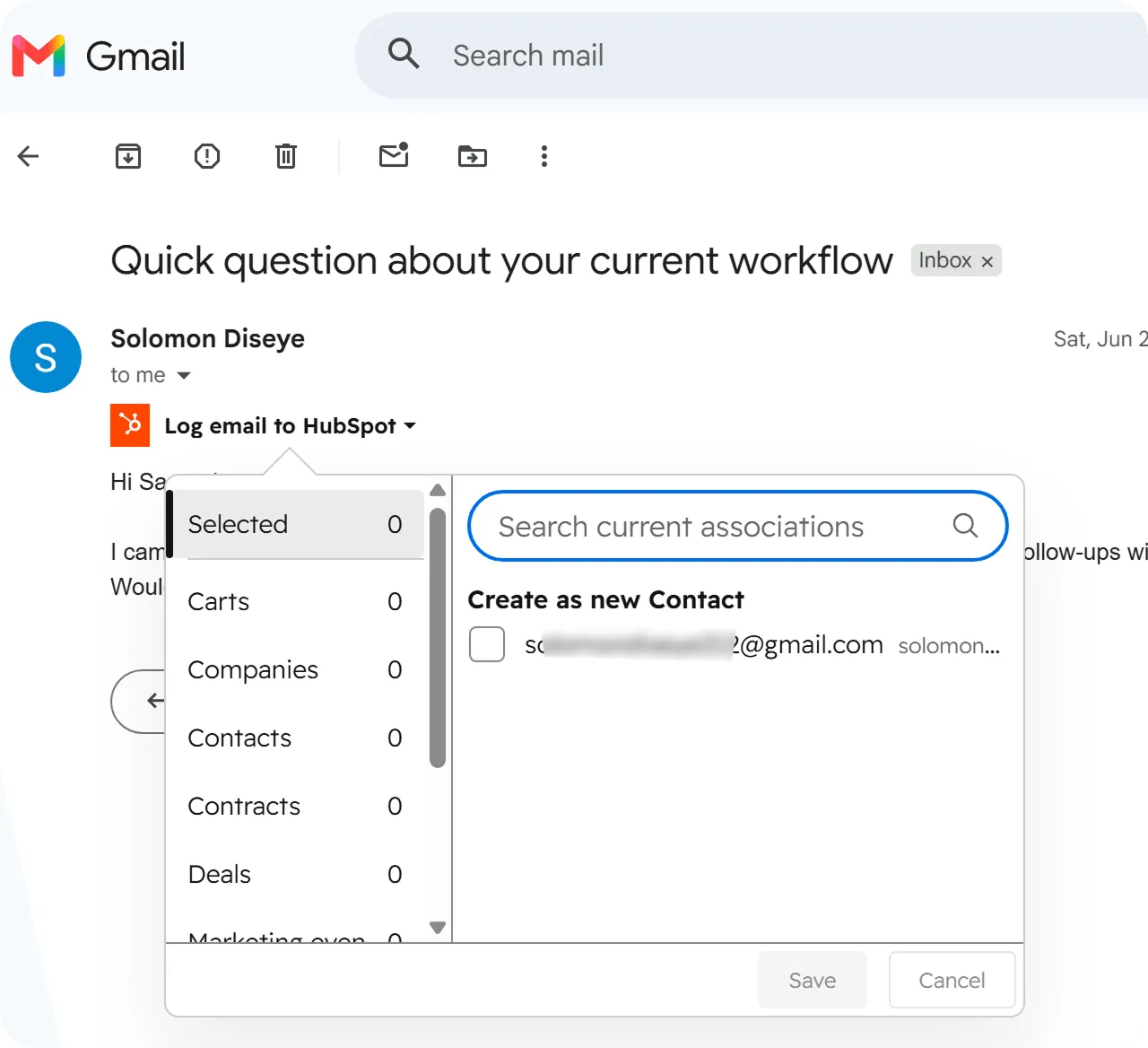 HubSpot lead capture
