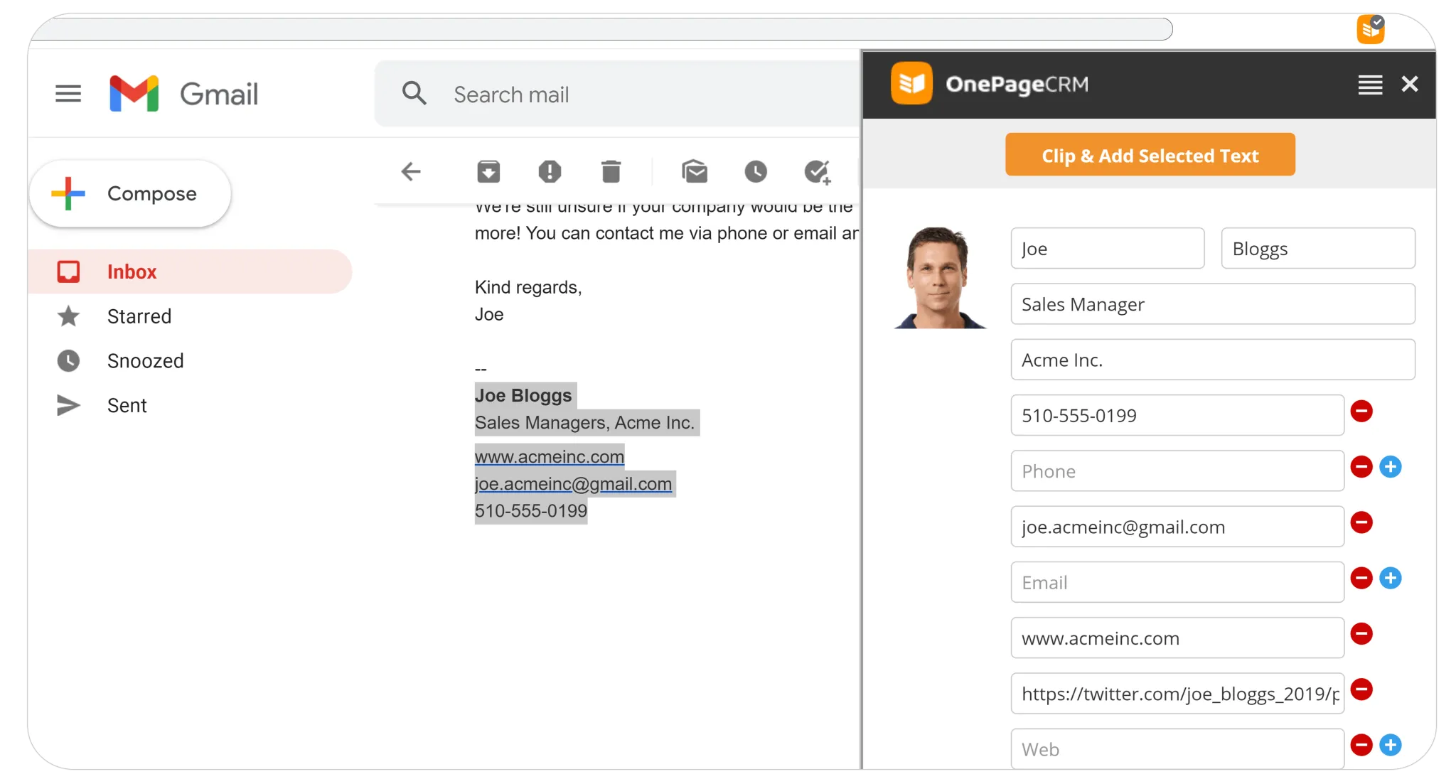 clip email signature