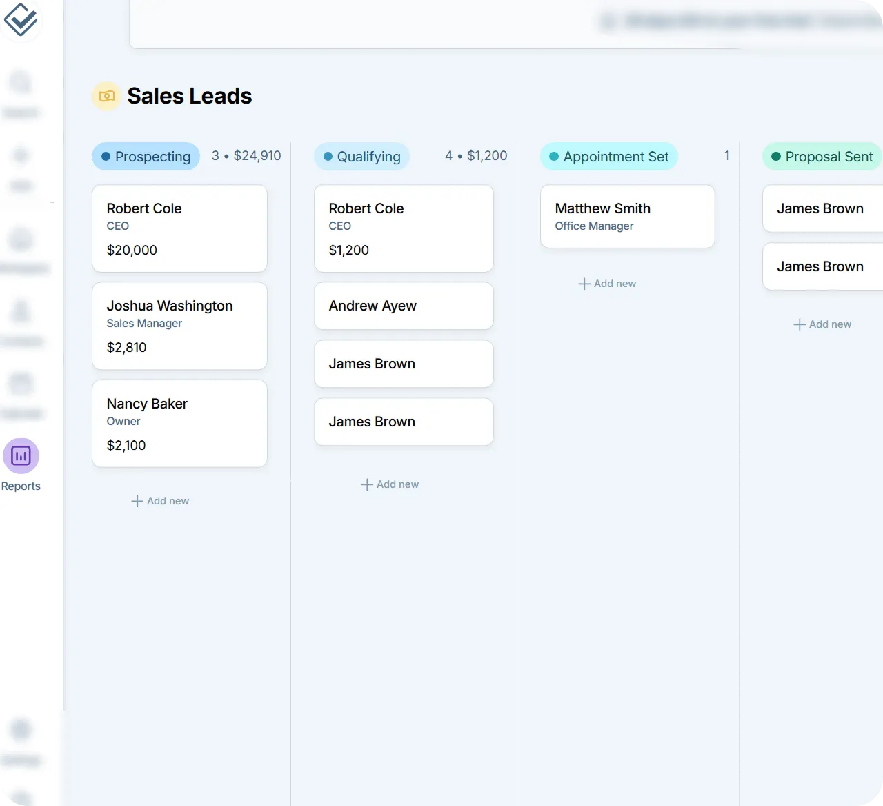 Less Annoying CRM sales pipeline