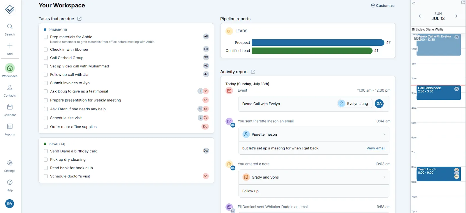 Less Annoying CRM (LACRM)