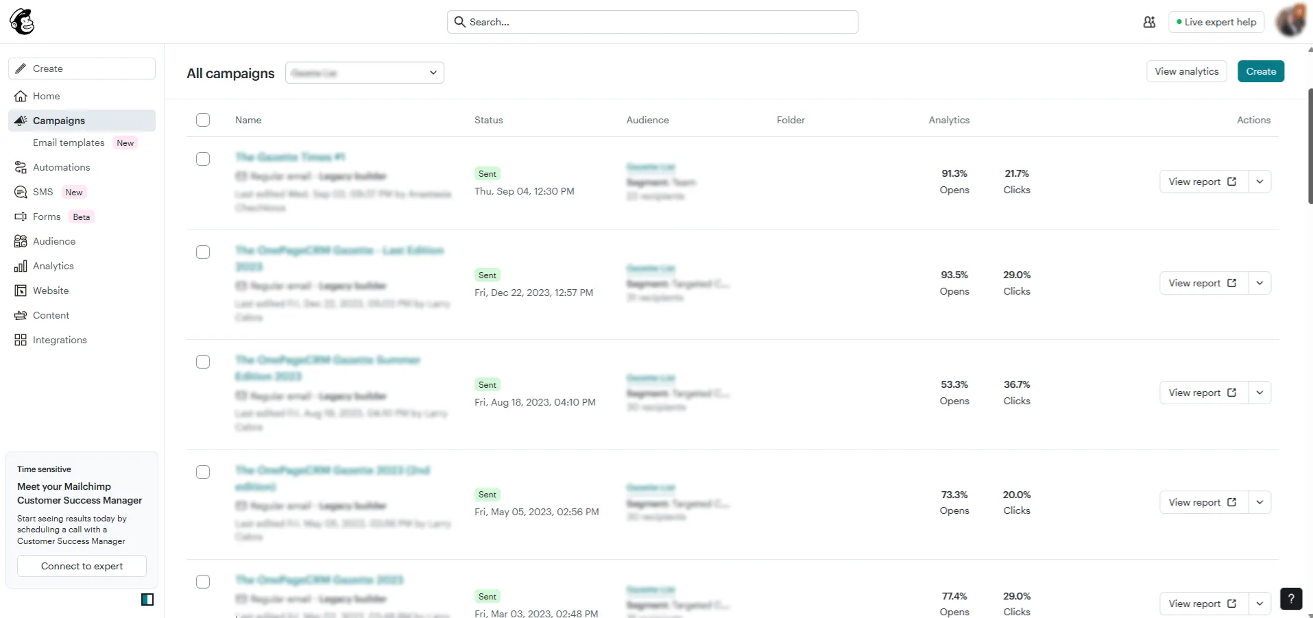 mailchimp for small ecommerce businesses