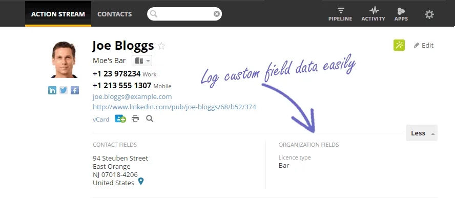 custom fields