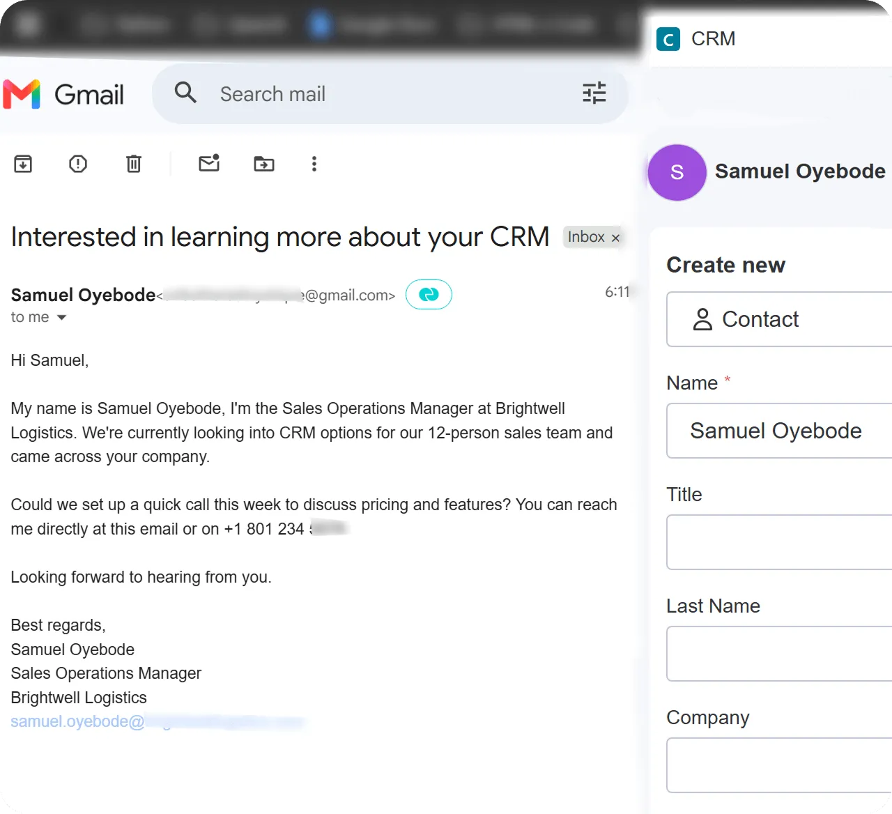 Monday CRM lead capture