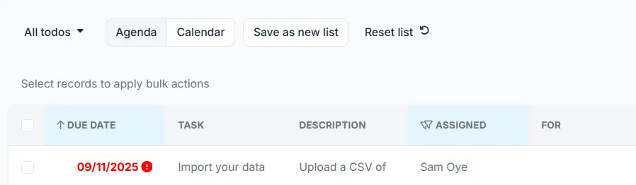 pipeline crm overdue tasks
