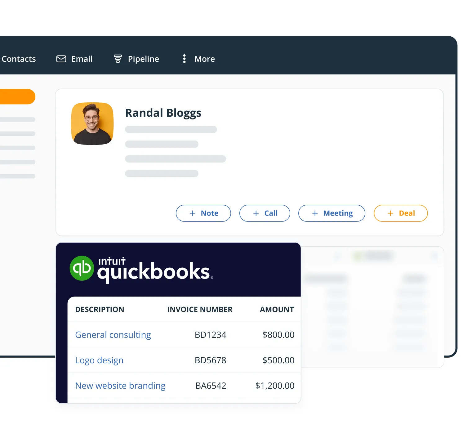 quickbooks CRM integration