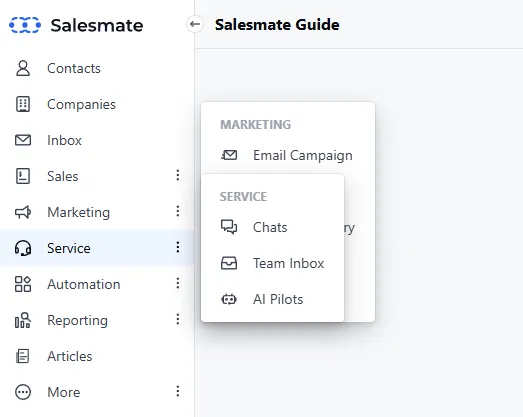 feature bloat in salesmate crm