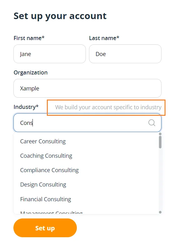 set up a crm customized for your industry