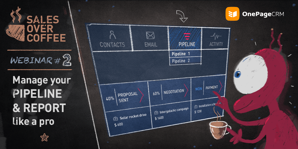 Pipeline Sales Over Coffee webinar series