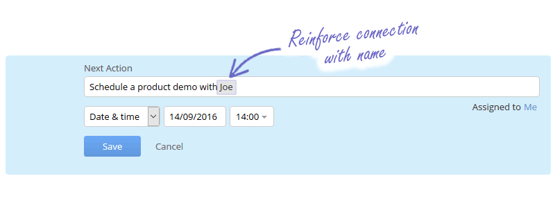 how to set follow up reminders