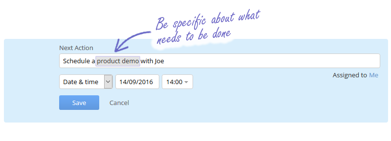 how to set follow up reminders