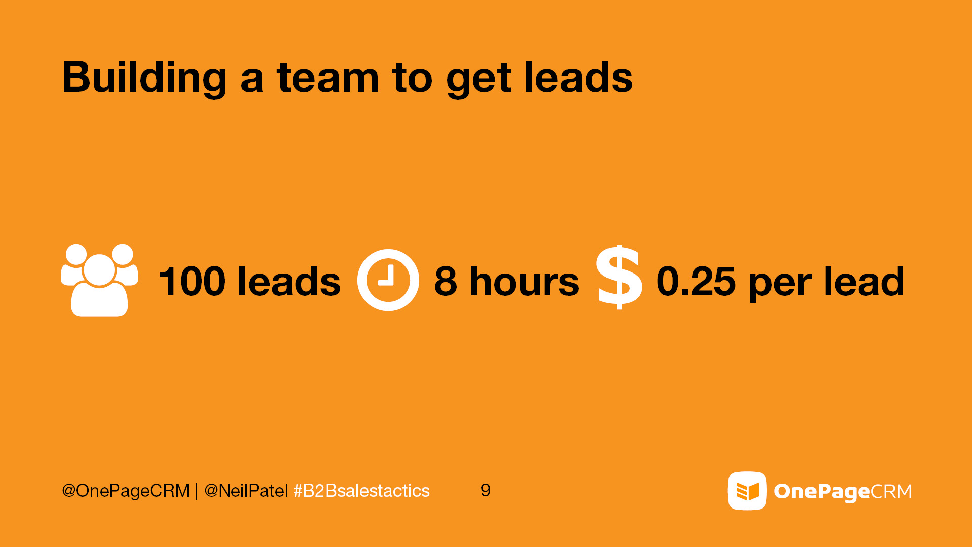 Expert Tactics - Outsource leads