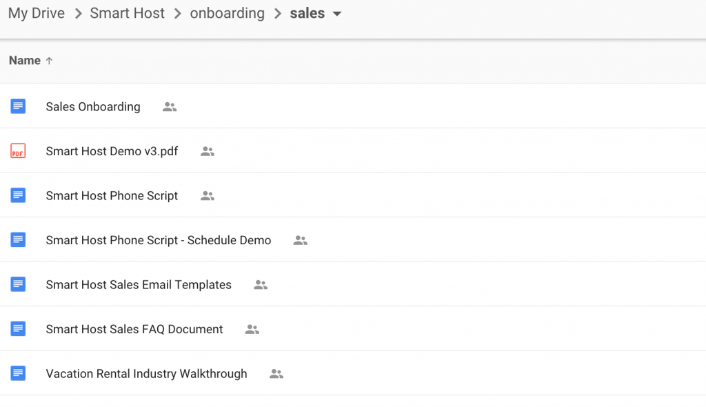 Smart Host Sales Onboarding Folder