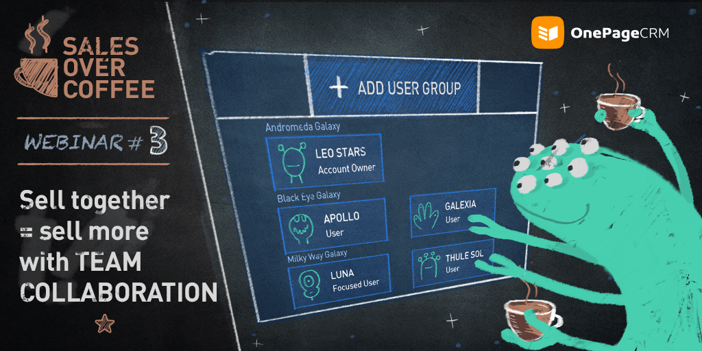 Team Collaboration Sales Over Coffee