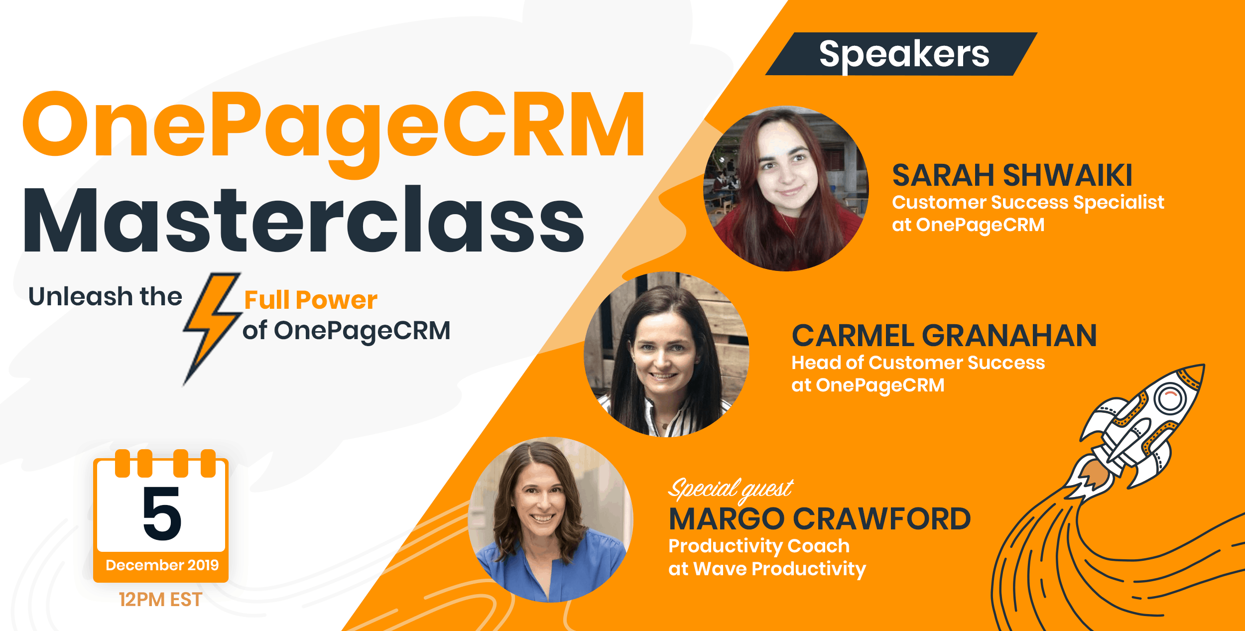 one-off onepagecrm sales webinar