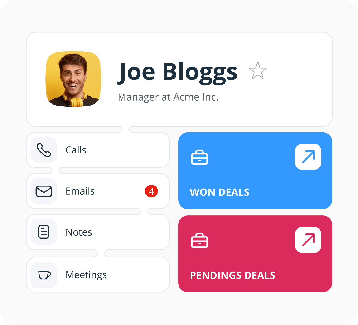 all client info on one page