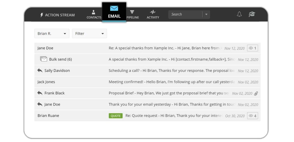 shared inbox in CRM