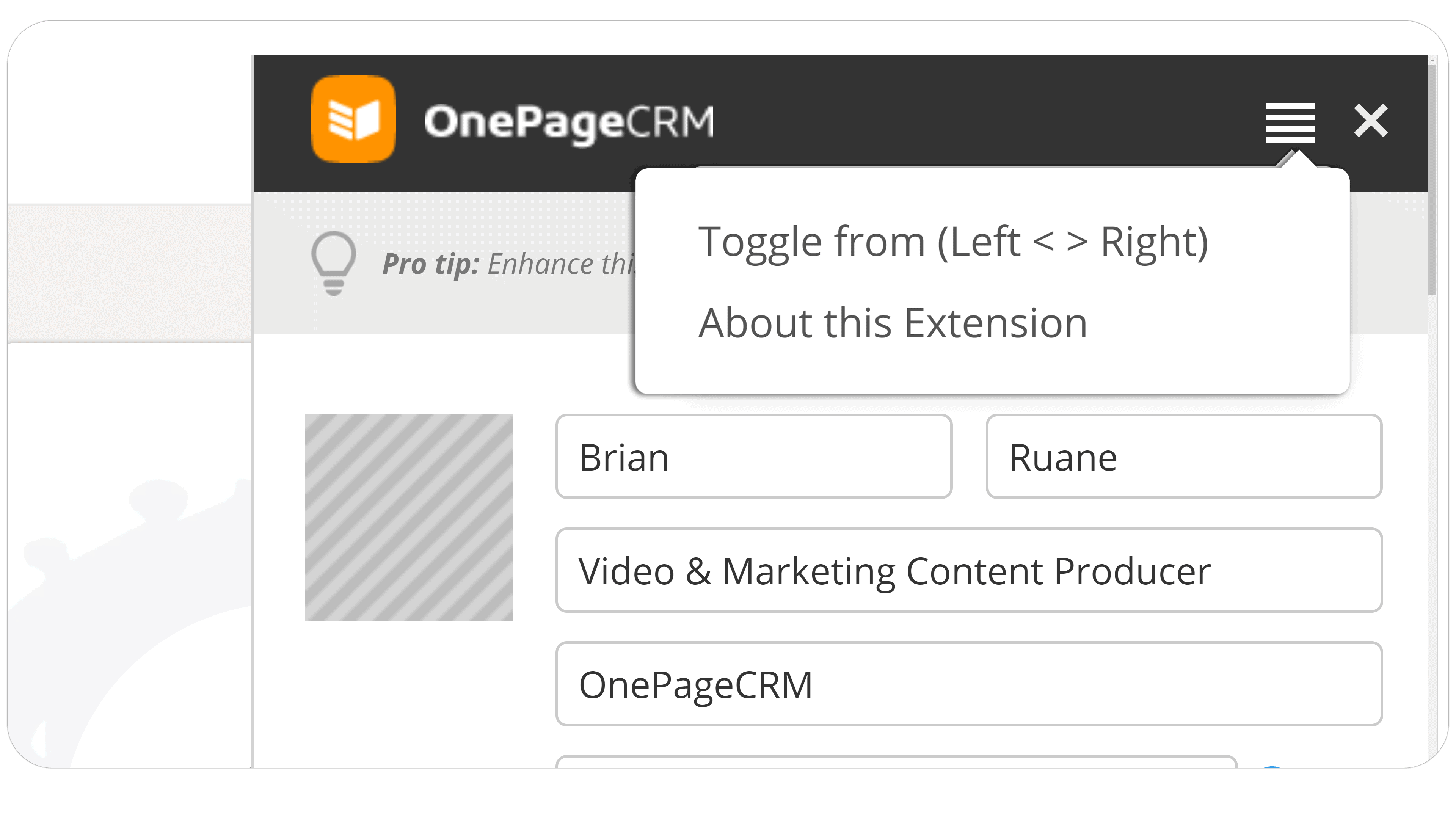Toggle the Lead Clipper form