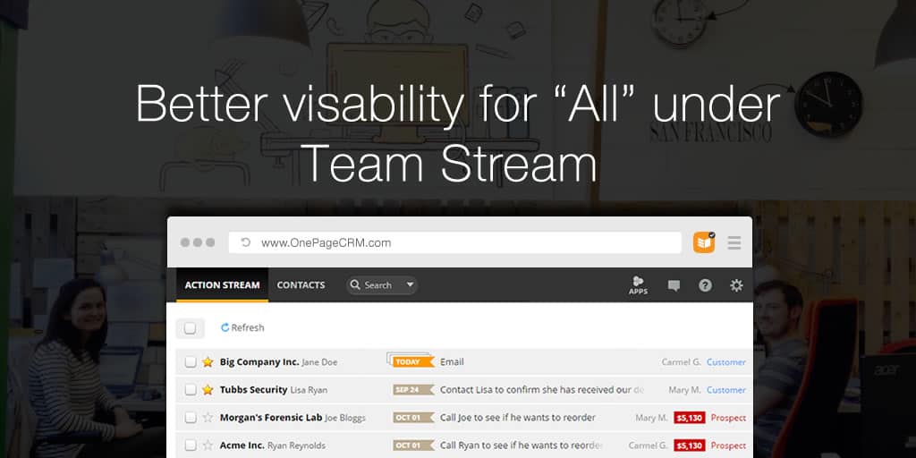 Better visibility for “All” under Team Stream