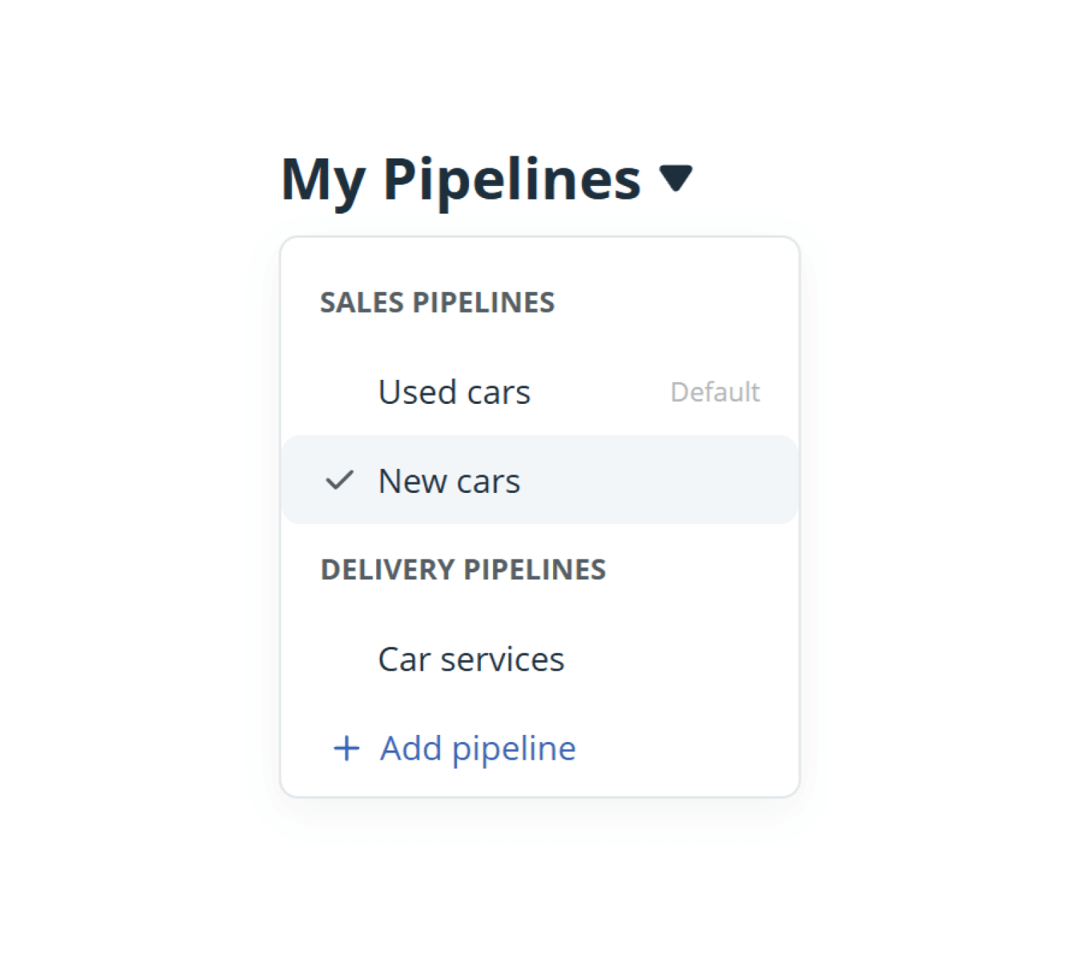 multiple pipelines