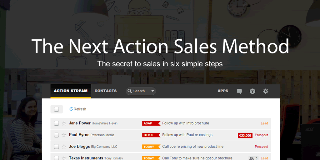 Next Action Sales method blog image v1