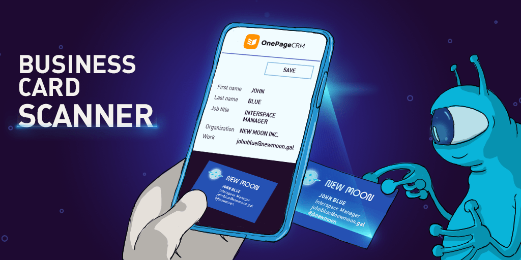 Capture Leads on the Go with OnePageCRM Business Card Scanner