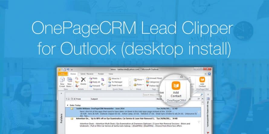 OnePageCRM Lead Clipper