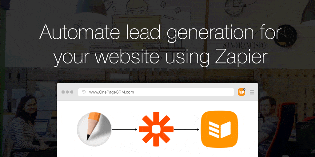 Automate lead generation for your website using Zapier