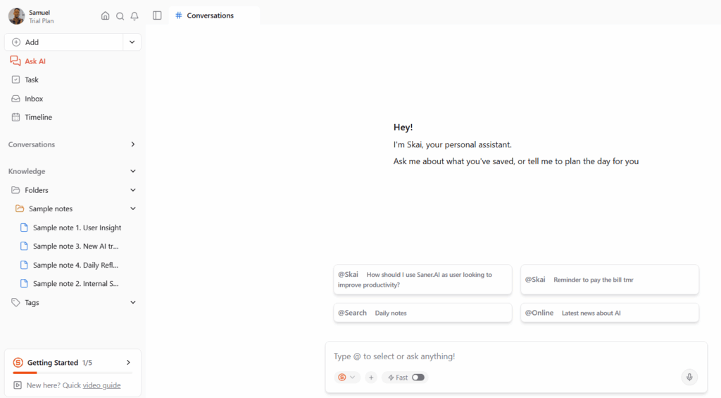 saner ai app for adhd