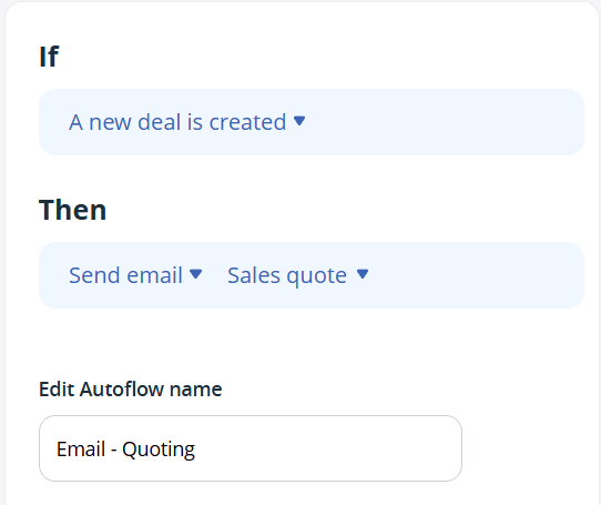 automated crm workflow for quoting