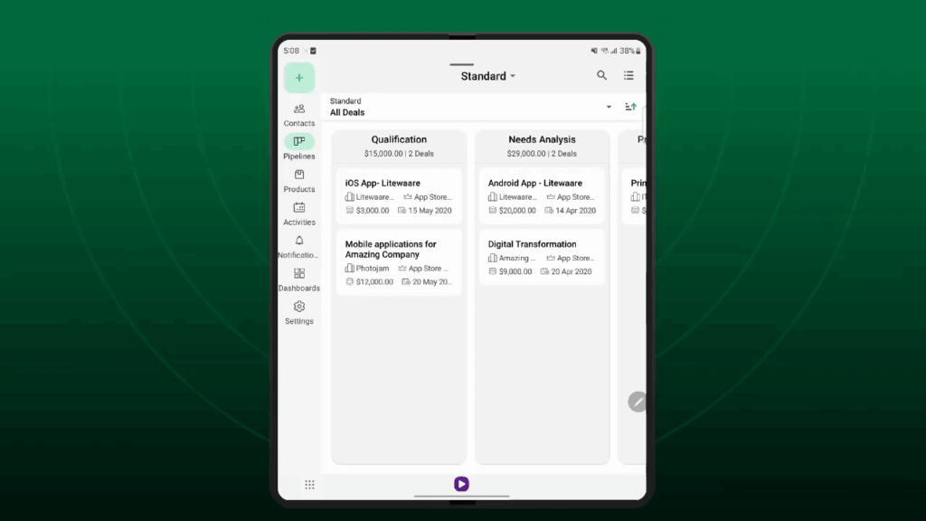 bigin mobile crm