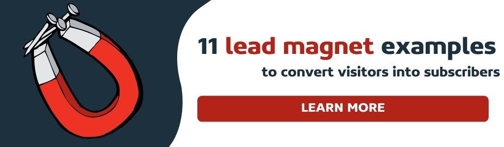 banner that is linked to a blog post with lead generation ideas for affiliates