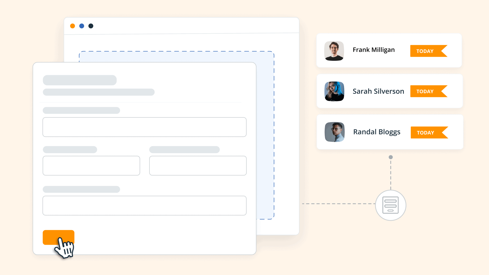 Simple web forms with follow-up reminders