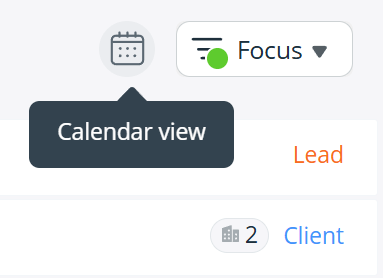 calendar view crm