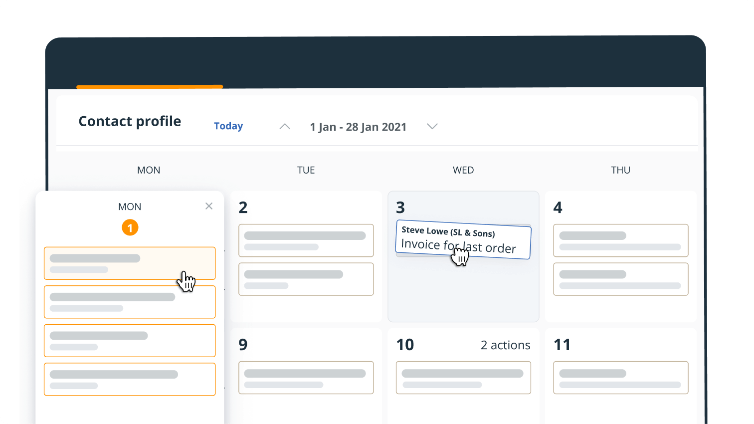 Use Calendar view