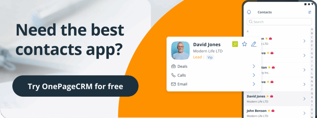 best contacts app banner