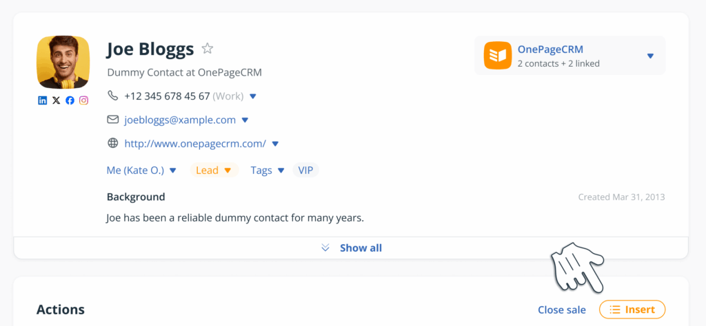 crm with email sequences