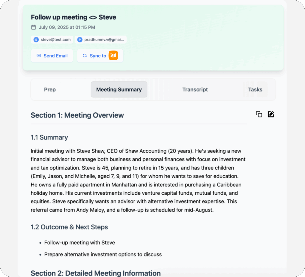 FastTrackr AI CRM integration