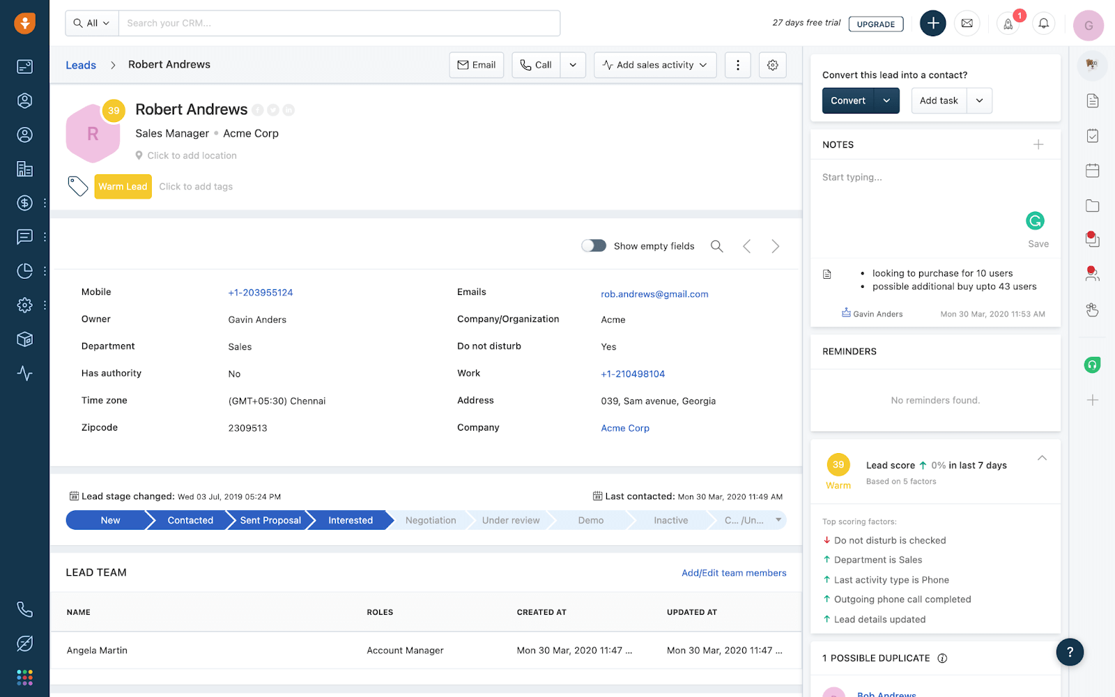 Freshsales affordable CRM solution for small businesses