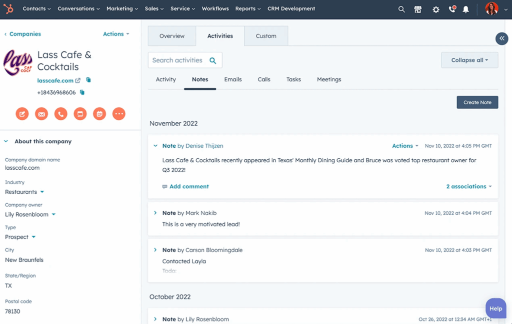 Hubspot CRM solution for small businesses