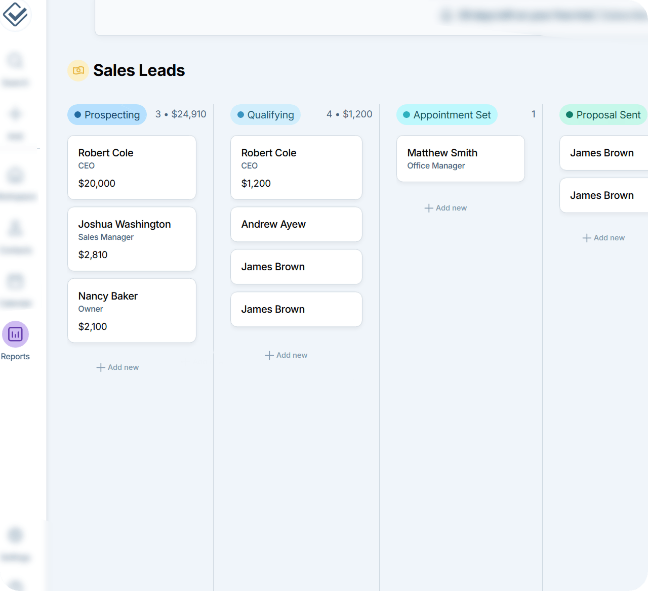 Less Annoying CRM sales pipeline