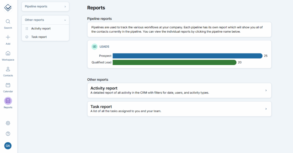 buried pipeline in less annoying crm