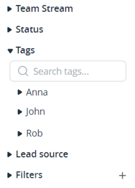 group tags per users