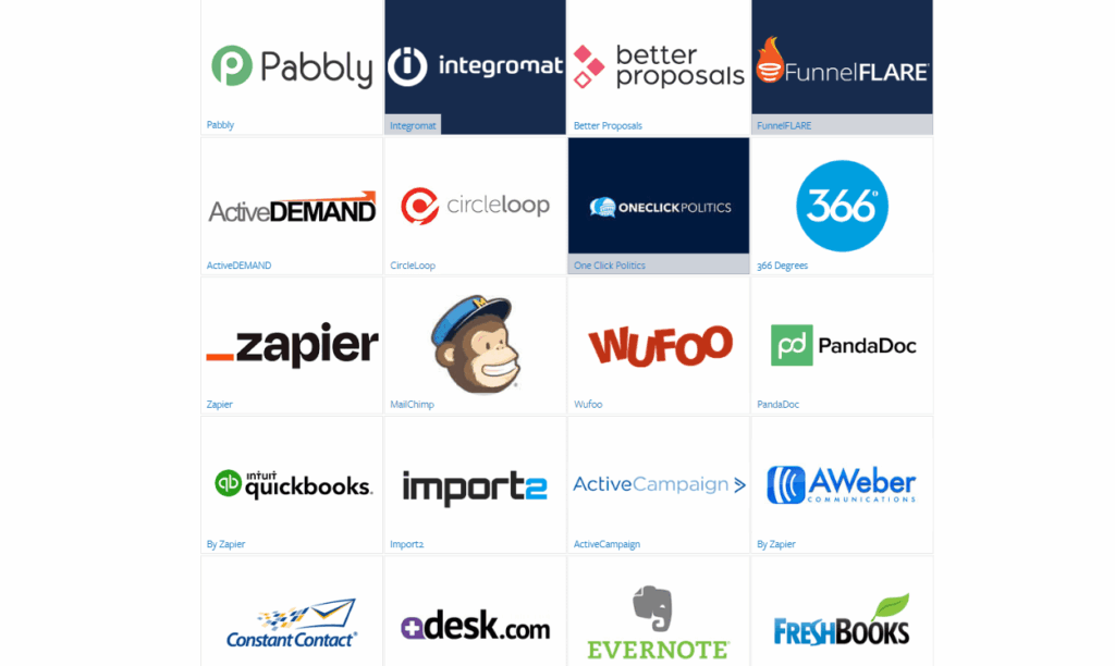 nimble crm third-party integrations