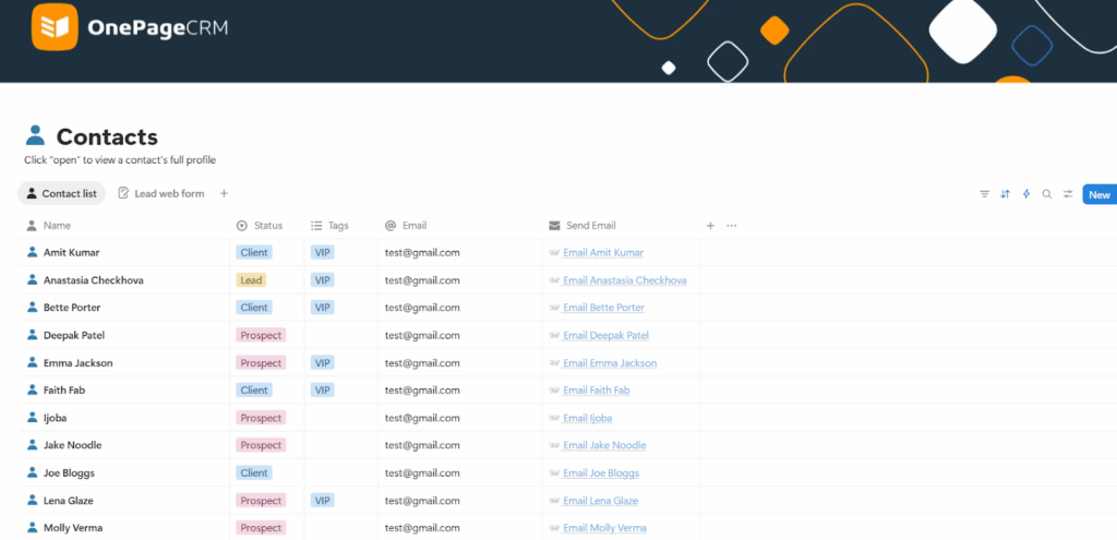 add contact in notion crm template